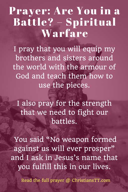 Prayer: Are You in a Battle? – Spiritual Warfare