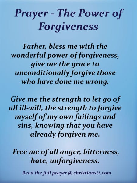 the power of forgiveness