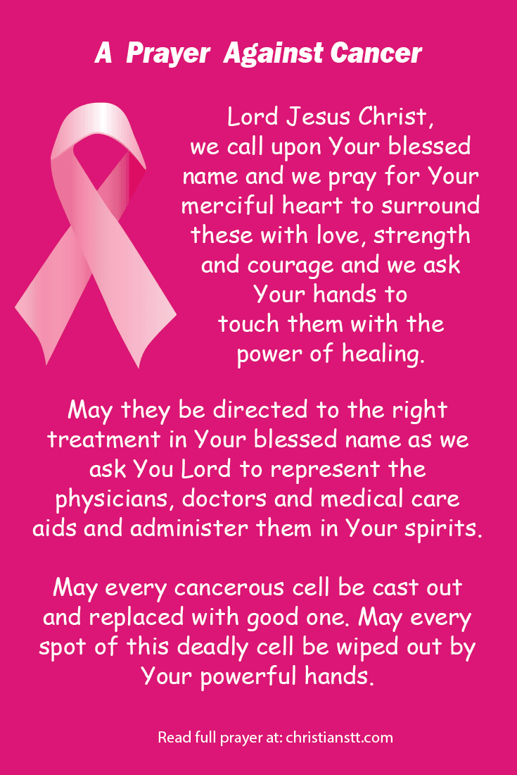 Prayer against Cancer