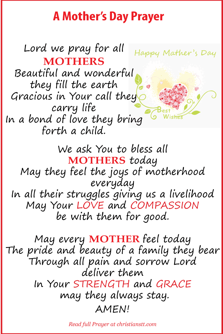 A Mother's Day Prayer