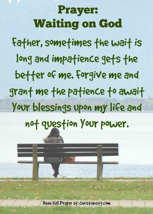 Prayer- waiting on God