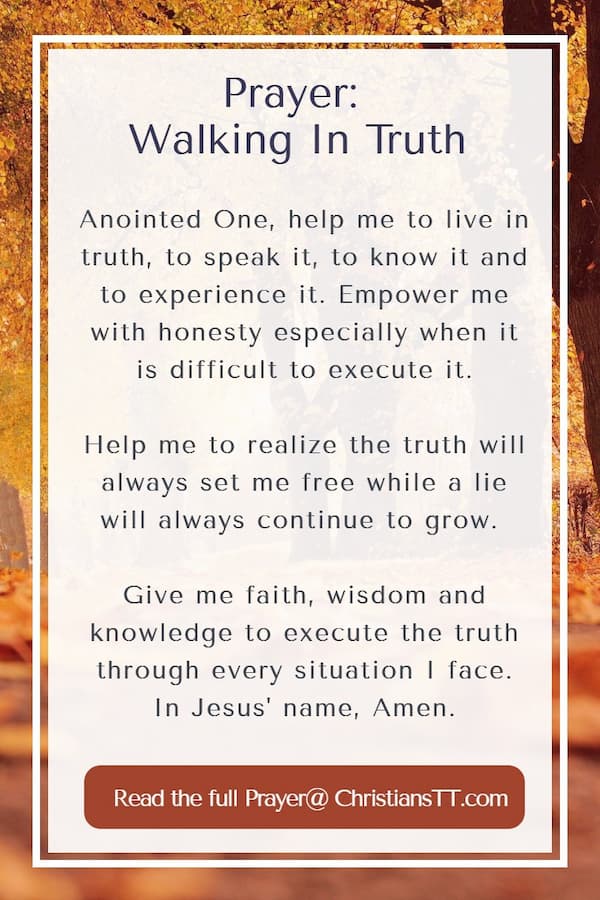 Prayer:Walking In Truth