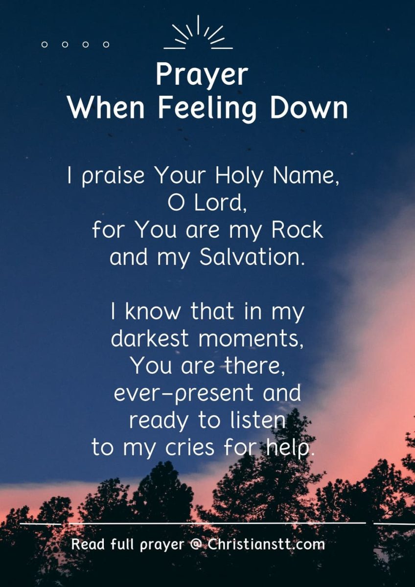 Prayer
When Feeling Down